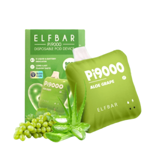 Elf Bar Pi9000 Aloe Grape 9000 Puff - SmokTrail Elf Bar Pi9000 Aloe Grape 9000 Puff